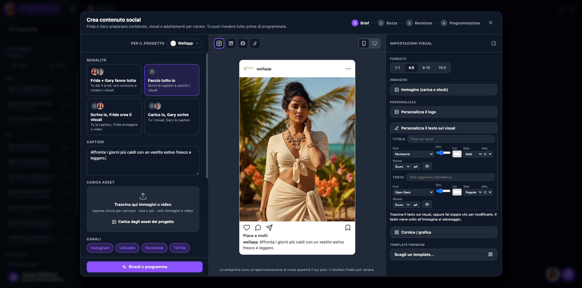 StrateCo social media management - dark