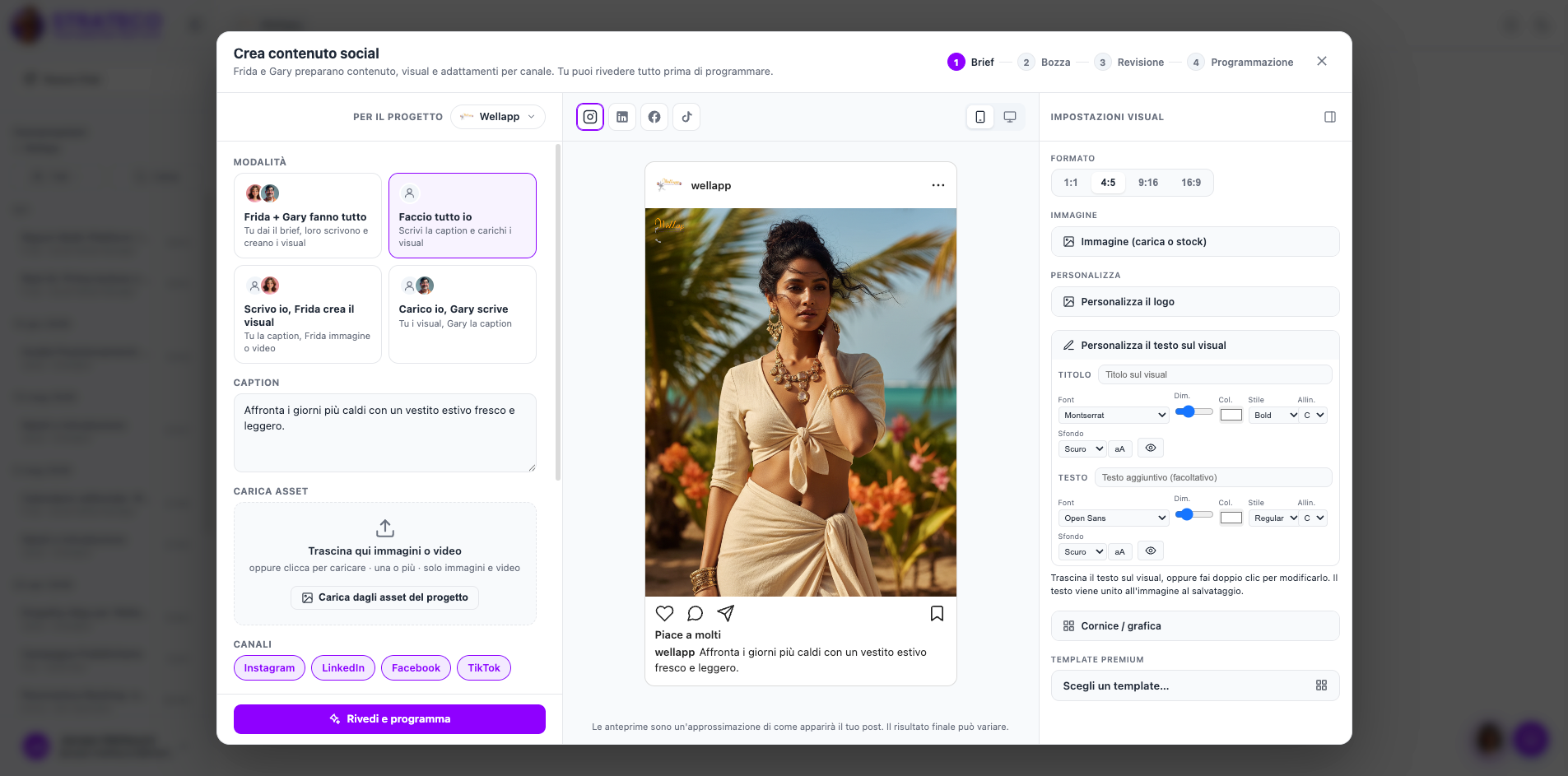StrateCo social media management - light